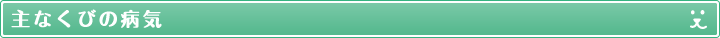主なくびの病気